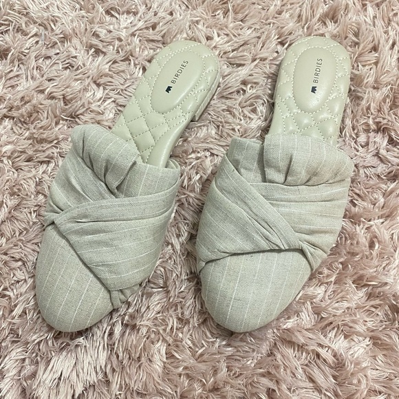 Birdies | canvas wrap slip on mules - Picture 1 of 5